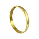 Bracelete Liso 8mm - Banhado a Ouro 18k