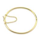 Bracelete Liso Folheado a Ouro 18k