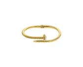 Bracelete Minimalista Prego Dourado