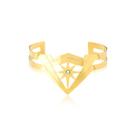 Bracelete Mulher Maravilha Revestido em Ouro