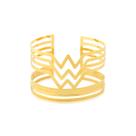 Bracelete Mulher Maravilha Revestido em Ouro