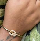 Bracelete Nó Cravejado Bracelete Nó Cravejado