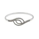 Bracelete Nuvia Banhado A Prata 925 Luxo