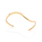 Bracelete Ondulado Banhado à Ouro Rommanel 552236 Cor:Dourado