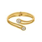Bracelete Ouro com StrassCristal 67 mm Bracelete Ouro com StrassCristal 67 mm