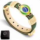 Bracelete Patriota Feminino Brasil Copa do Mundo Brasileiro