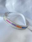 Bracelete pedrinhas coloridas