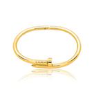 Bracelete Prego - Banho de Platina ou Ouro