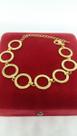 Bracelete Premium Elo Circulo 12mm Banhada a Ouro Igual Ouro Bracelete Premium Elo Circulo 12mm Banhada a Ouro Igual Ouro