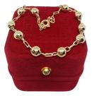 Bracelete Premium Pingo 19cm Idêntica Ouro Banhada a Ouro