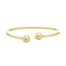 Bracelete Pulseira Feminina De Ouro 18k Modelo Prego Bola
