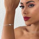 Bracelete Pulseira Feminina Nó Bijuterias Femininas banho Ouro 18k Prata feminino acessórios casamento noiva festa formatura