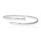 Bracelete Pulseira Feminino Prata Original Rigido Prego / Único / Prego