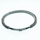 Bracelete Pulseira Masculina 6mm Bali Fecho Liso Prata 925 Bracelete Pulseira Masculina 6mm Bali Fecho Liso Prata 925