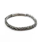 Bracelete Pulseira Masculina 6mm Bali Prata 925