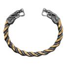 Bracelete Pulseira Viking Nórdico Ragnar Ajustável