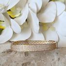 Bracelete Quadrado Microcravejado Zircônia Cristal