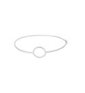 Bracelete Rígido Com Forma Geométrica Circular