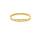 Bracelete Robusto Elegante Com Brilho