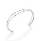 Bracelete Rommanel Aro Liso Folheado a Platina 352016