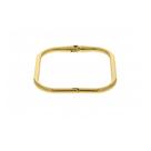 Bracelete Super Luxo Quadrado - Banhado em Ouro 18k