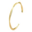 Bracelete Torcido Folheado a Ouro 18k