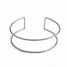 Bracelete Vazado em Aço - Alma Livre - Design Moderno e Contemporâneo
