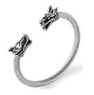 Bracelete Viking Dragão Nórdico Ragnar Aço Inox Bracelete Viking Dragão Nórdico Ragnar Aço Inox