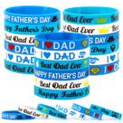 Braceletes de borracha Party Favors JUNEBRUSHS Dia dos Pais 42 unidades