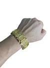 Braceletes Dubai Personalizado 35 mm Banhado a Ouro 18k
