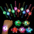 Braceletes Party Favors SCIONE LED Light Up, pacote com 24 unidades para crianças de 4 a 12 anos