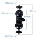Braço Articulado Magic Arm 1/4 Pol Câmera Microfone Luz Dslr