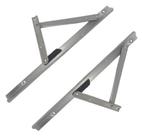 Braço Articulado Maxim Ar 320mm Alumínio Branco Para Vitrô Madeira e Alumínio 1 Par Braço Articulado Maxim Ar 320mm Alumínio Branco Para Vitrô Madeira e Alumínio 1 Par