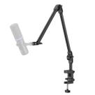 Braço Articulado para Microfone em Alumínio com Rotação 360, Garra Ajustável e Adaptador 5/8 Ideal para Podcast e Estúdio Braço Articulado para Microfone em Alumínio com Rotação 360, Garra Ajustável e Adaptador 5/8 Ideal para Podcast e Estúdio