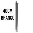 Braço Cano para Chuveiro PVC rosca 1/2" Enerbras Branco Preto 30cm 40cm Reforçado Resistente