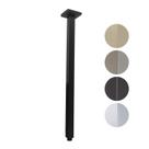 Braço de chuveiro Drettyer, suporte de teto de 60 cm, preto fosco