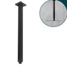 Braço De Chuveiro Preto Teto Inox 40cm Ducha Vertical Haste Tubo Suporte Quadrado de Teto para Ducha a Gas Banheiro Luxo Black Fosco Aço Inox 201 Braço De Chuveiro Preto Teto Inox 40cm Ducha Vertical Haste Tubo Suporte Quadrado de Teto para Ducha a Gas Banheiro Luxo Black Fosco Aço Inox 201
