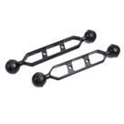 Braço de extensão subaquático em liga de alumínio LetonPower Black 7
