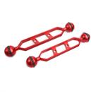 Braço de extensão subaquático em liga de alumínio LetonPower Red 7 (pacote com 2)