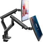 Braço de monitor duplo QUARX FLYTE para telas de computador de 17-32"
