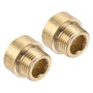 Braço Extensor para Chuveiro PATIKIL em Latão 21 mm, 2 Unidades