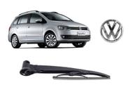 Braço Limpador Parabrisa Traseiro completo com Palheta Volkswagen Spacefox 2013 e 2014