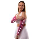 Braço malha p/ corrida lux (par ) n1 sport gg rosa