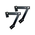Braço maxim-ar 25cm/250mm janela linha suprema preto par al