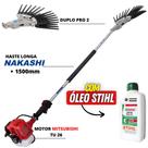 Braço Mecânico de Café Nakashi Com Motor Mitsubishi e Mãozinha de Garra Dupla + Óleo Castrol Stihl
