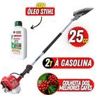 Braço Mecânico de Colher Café Nakashi Com Motor NK270 Á Combustão 2 Tempos + 01 Óleo Castrol Stihl