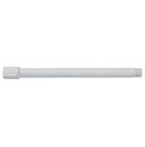 Braço para Chuveiro 30cm Com luva 1/2" Branco - Alumark