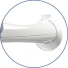 Braco Para Chuveiro Plastico Lorenzetti 30Cm Branco