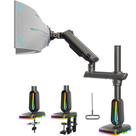 Braço para monitor HUANUO Heavy Duty RGB 57" com suporte ultralargo