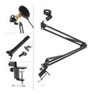 Braço Suporte Celular Mesa De Grava Remax Articulada e Ajustável CK100 + Suporte MIC Braço